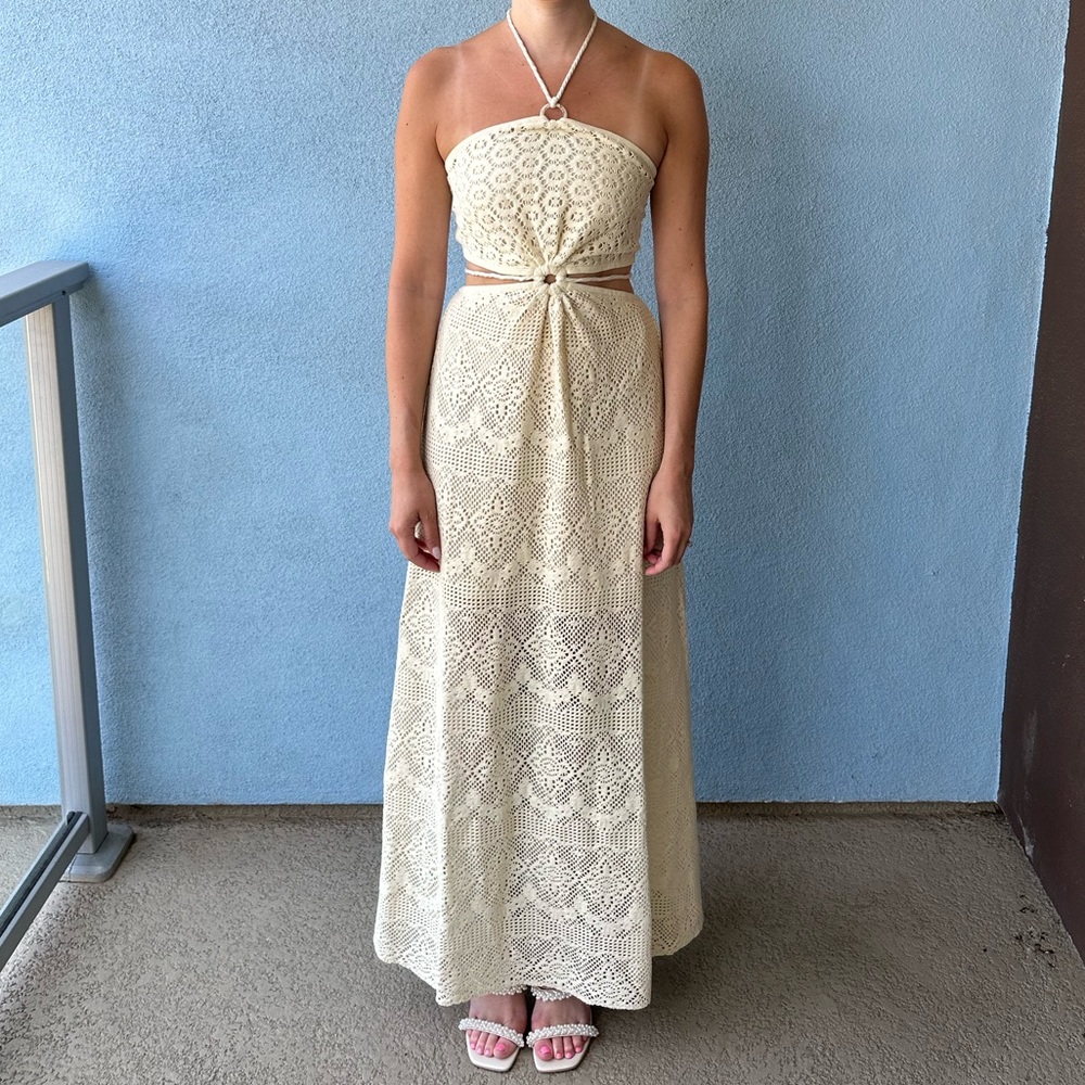 Jonathan Simkhai Georgiana Crochet Cover Up Dress